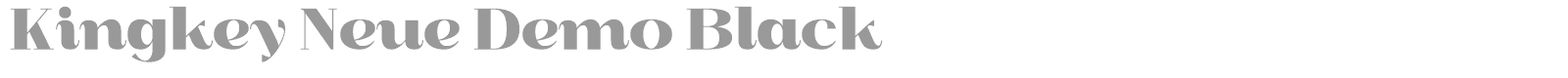 Kingkey font preview